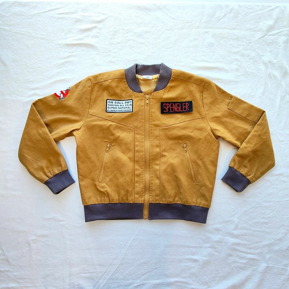 Halloween Spirit Kids Ghostbuster Work Costume Spengler Cosplay Bomber Jacket